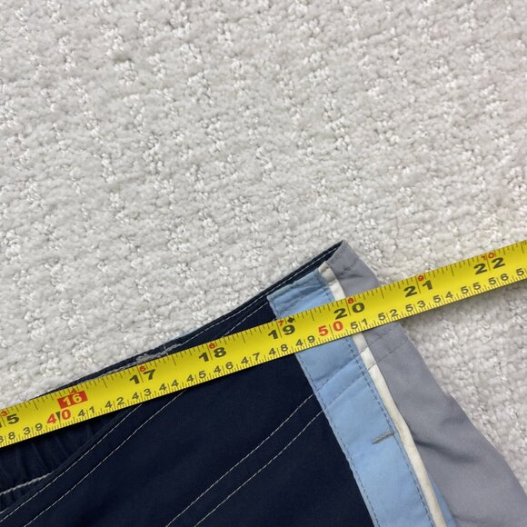 Y2K Men’s Speedo Blue / Grey Swimming Trunks Board Shorts Lined Size XL - Picture 8 of 13
